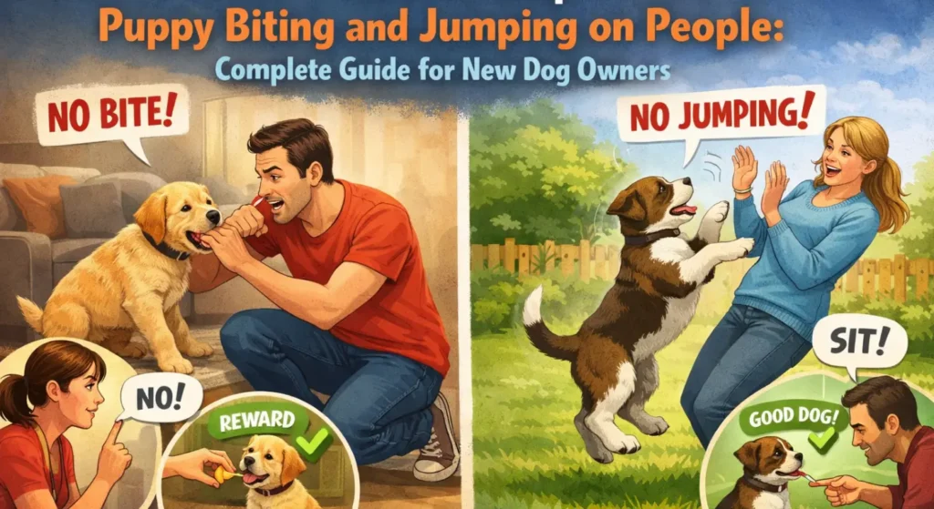 How to Stop Puppy Biting and Jumping on People: Easy Training Tips for Beginners

